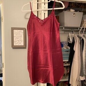 La Intimates Maroon Slip
